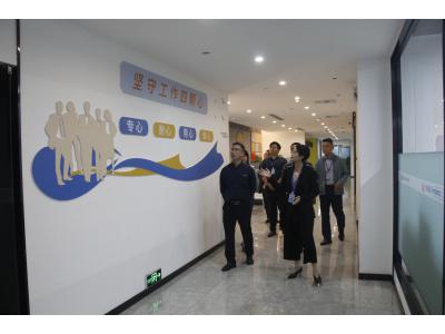 广东省水利水电第三工程局辅导一行光临优德88集团参观互换